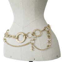 Chanel Rhinestone di arti strutturato a catena con cintura