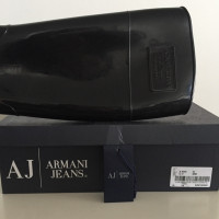Armani Jeans Black Armani rainboots 