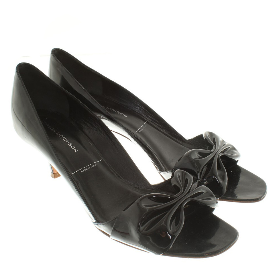 Sigerson Morrison Peeptoes patent leather