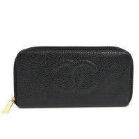 Chanel Brieftasche aus Kaviarleder