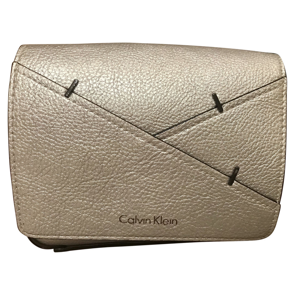 Calvin Klein Shoulder bag in Silvery