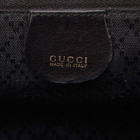 Gucci Rucksack aus Leder mit Kordelzug