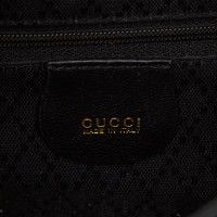 Gucci Rucksack aus Leder mit Kordelzug