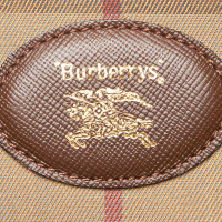 Burberry Plaid Jacquard Boston Bag