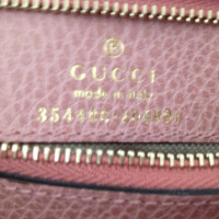 Gucci Swing Tote Leer in Taupe