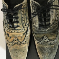 Paul Smith Chaussures à lacets en velours