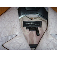 Salvatore Ferragamo Gesteppte Lederjacke