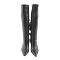 Prada Lace boots in black