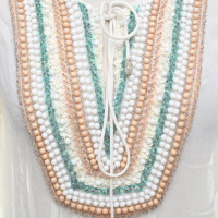 Twin Set Simona Barbieri Tunic dress with pearls