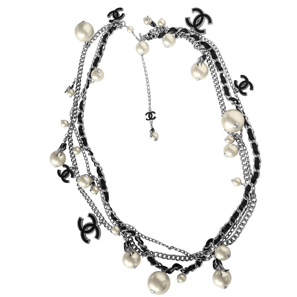 Chanel Gürtel-Perlenkette COCO IN THE MOON