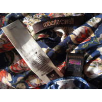 Roberto Cavalli Robe mi-longue à imprimé floral