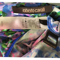 Roberto Cavalli Midi dress with floral print.