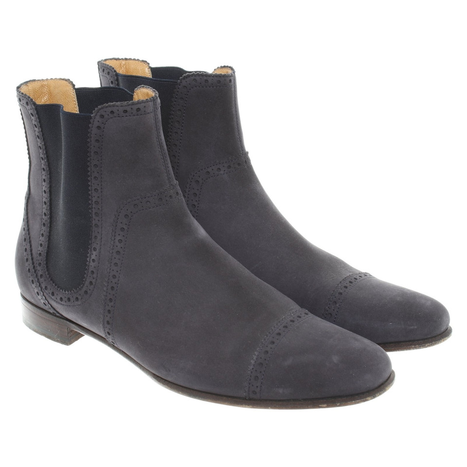 Hermès Stiefeletten aus Wildleder