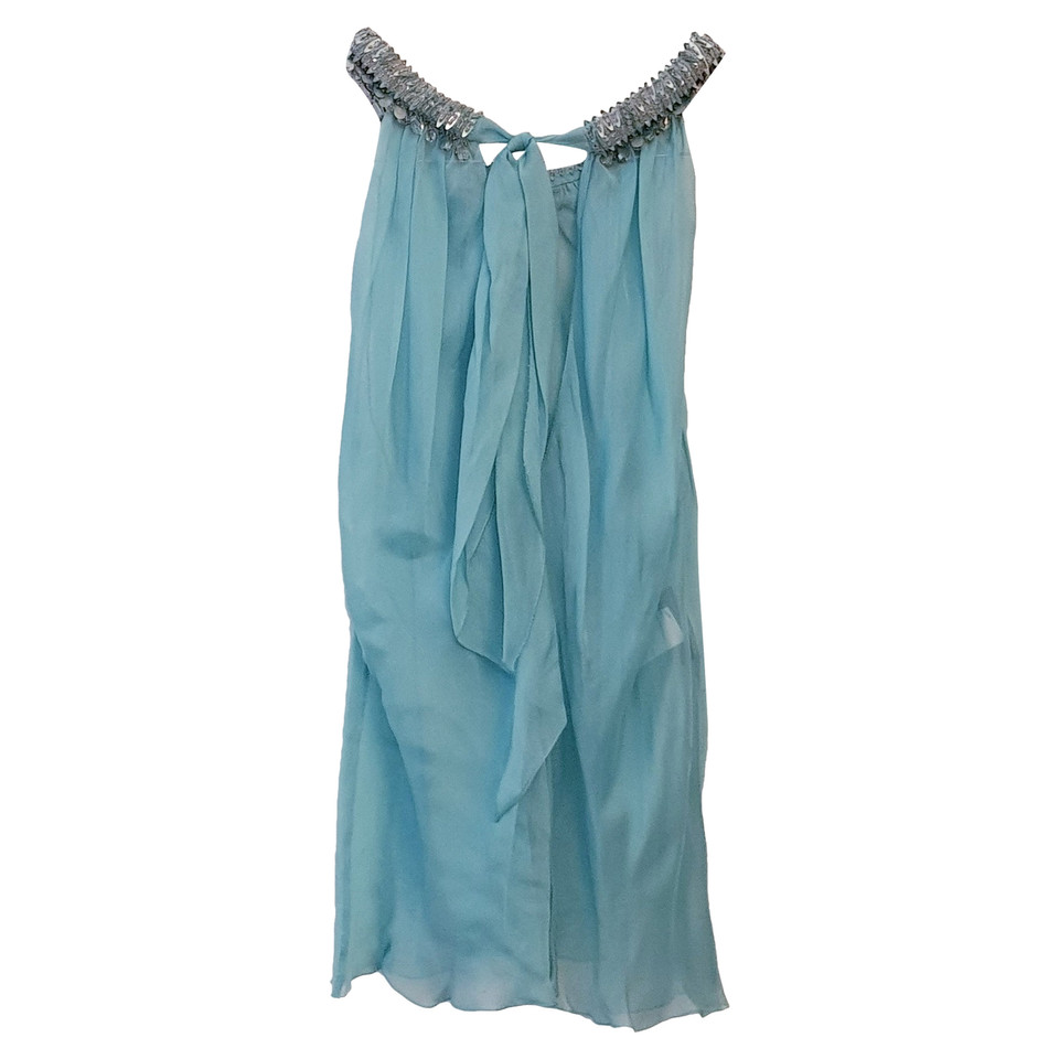 Alberta Ferretti Suit Silk in Turquoise