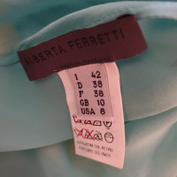 Alberta Ferretti Suit Silk in Turquoise