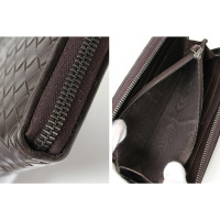 Bottega Veneta Intrecciato Zip Around Leather Wallet