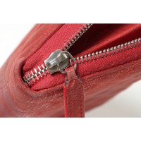 Chanel Portefeuille zippé en toile matelassée métallique