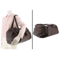 Salvatore Ferragamo Leren Duffle tas