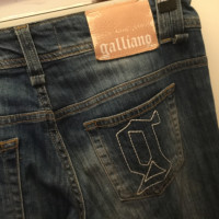 John Galliano Jeans avec broderie tg 44 it