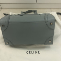 Céline Luggage Mini Leather in Blue