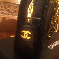 Chanel Camera aus Leder in Schwarz