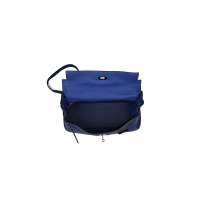 Hermès Kelly Bag 35 Leer in Blauw