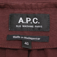 A.P.C. Kleid in Bordeaux
