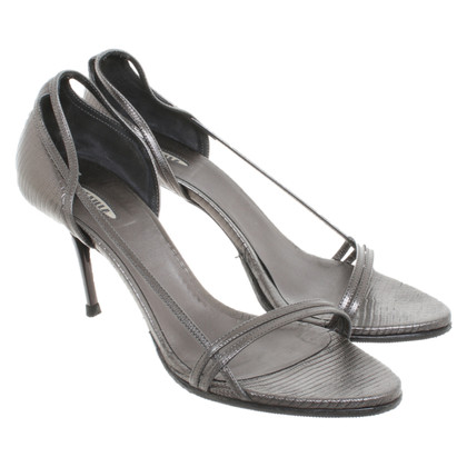 Le Silla  Sandals Leather in Grey