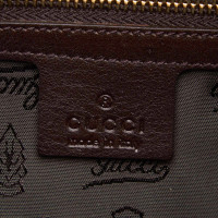 Gucci Boston Bag aus Canvas in Beige