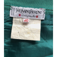 Yves Saint Laurent Mini jupe vert émeraude