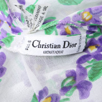 Christian Dior Jurk met een bloemmotief