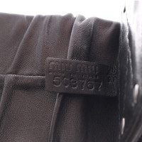 Miu Miu Leather waist belt