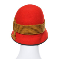 Comme Des Garçons Hut/Mütze aus Wolle in Rot