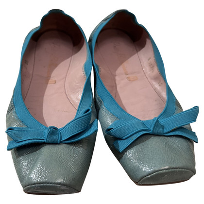 Pretty Ballerinas Slippers/Ballerinas Patent leather in Turquoise