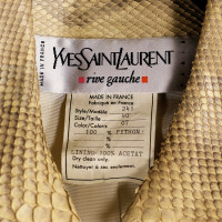 Yves Saint Laurent Trench coat in pelle di pitone