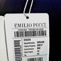 Emilio Pucci Zwarte jurk met Lace Panel
