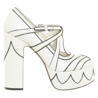 Miu Miu Pumps/Peeptoes Leer