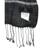 Yohji Yamamoto fringed large scarf