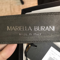 Mariella Burani Python riem met zilveren gesp