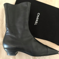 Chanel Ankle boot in black leather