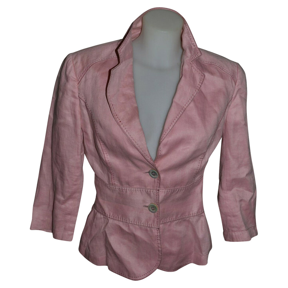 Sportmax Jacket/Coat Linen in Pink