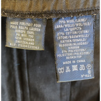 Ralph Lauren Pantaloni gessati di lana blu