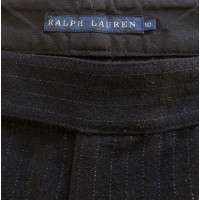 Ralph Lauren Blue wool pinstriped pants
