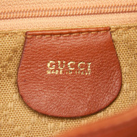 Gucci Sac à dos à cordon en cuir de bambou