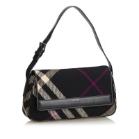 Burberry Wool Plaid Shoulder Bag