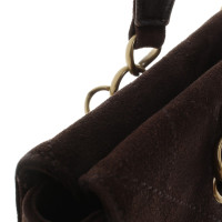 Chanel Handtasche aus Wildleder