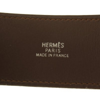 Hermès Leather bracelet in brown