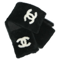 Chanel Scarf/Shawl Fur in Black