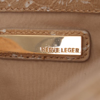 Hervé Léger clutch en cuir