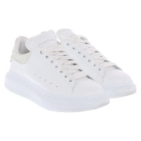 Alexander McQueen Sneakers Leer in Wit